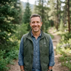 Male traveler profile photo for website testimonial section